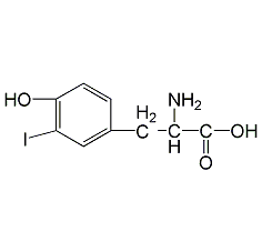 3-碘-l-酪氨酸結(jié)構(gòu)式