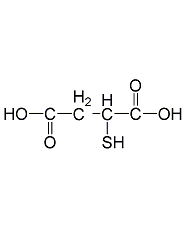 dl-巰基琥珀酸結(jié)構(gòu)式